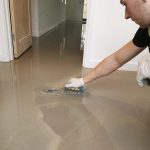 laying screed and preparing co-dunkall