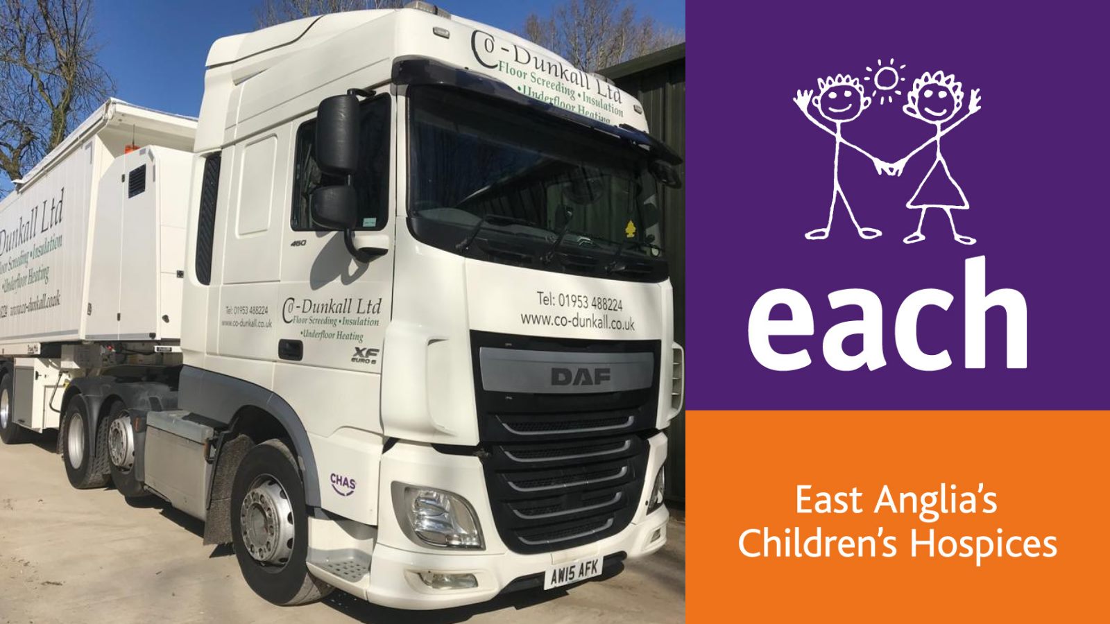 Co-dunkall charity findraiser with EACH