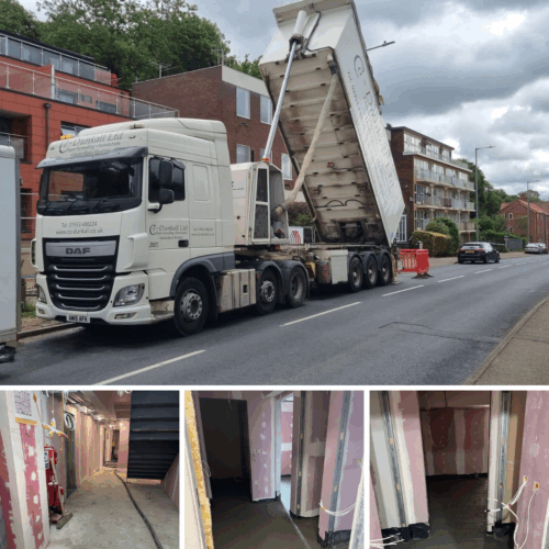 30m3 TLA Pumped Insulation Laid In Norwich, Norfolk